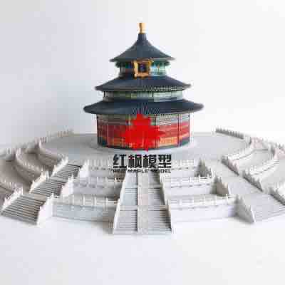 古建筑天壇模型