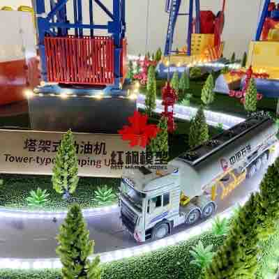 大慶油田采油沙盤