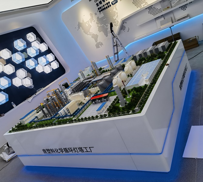 電力能源廠區(qū)沙盤