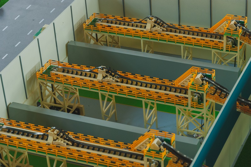 智能煤礦開采全鏈路沙盤