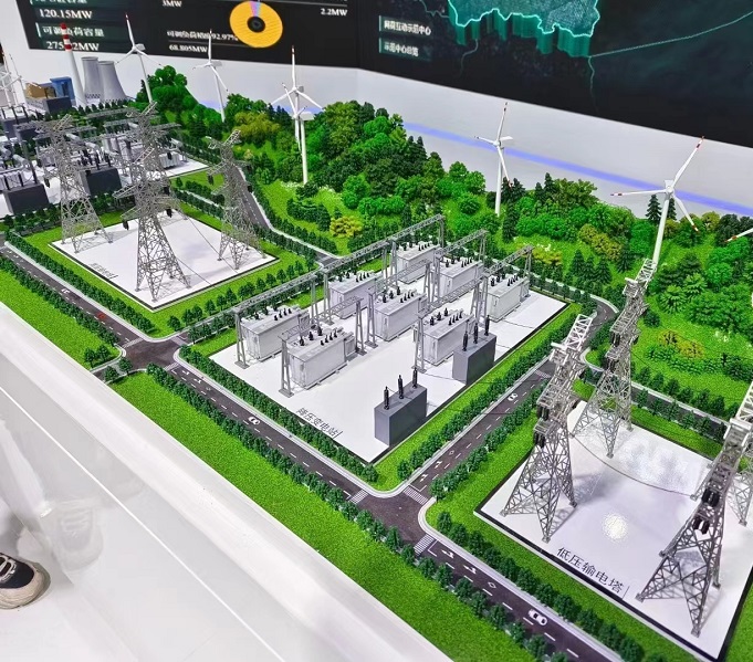 特高壓輸電通道沙盤