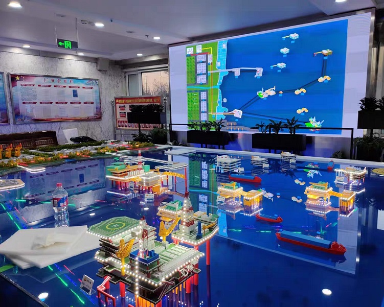 海上石油開采全鏈路沙盤