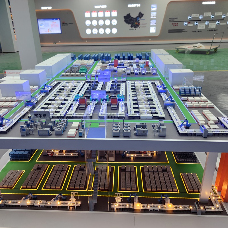光伏組件智能產(chǎn)線沙盤