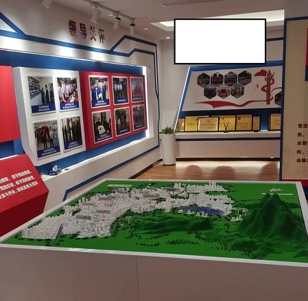 紅色教育基地沙盤